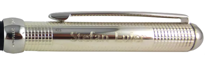CHESS Füller mit Gravur in 925er Silber