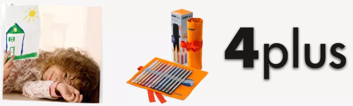 4plus Farbstifte Buntstifte Ideal für Vorschule und Erstklässler